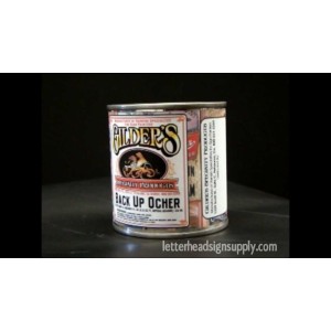 Gilders Back Up Ocher for Glass Gilding Gold Leaf Paint