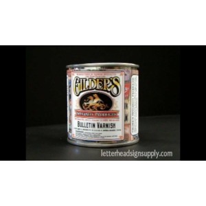 Gilders Bullentin Varnish for Glass Gilding Gold Leaf