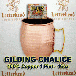Gilders Chalice Copper Hammered Gilders Chalice Copper Hammered