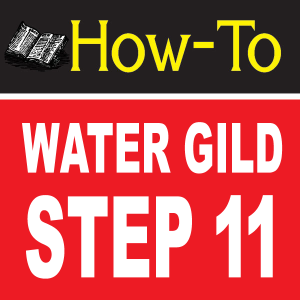 Water Gilding Step By Step Part 11