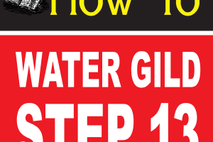 Water Gilding Step By Step Part 13