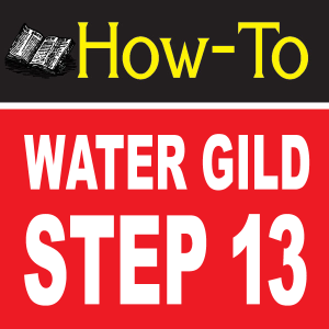 Water Gilding Step By Step Part 13