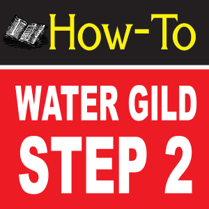 Water Gilding Step By Step Part 2