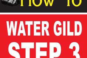 Water Gilding Step By Step Part 3