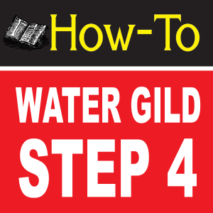 Water Gilding Step By Step Part 4 Water Gilding Step By Step Part 4