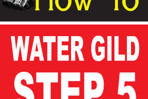 Water Gilding Step By Step Part 5