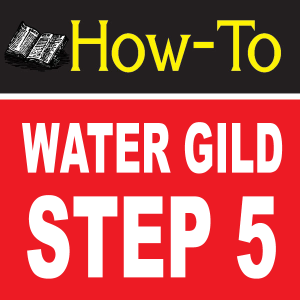 Water Gilding Step By Step Part 5