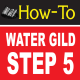 Water Gilding Step By Step Part 5