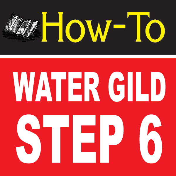 Water Gilding Step By Step Part 6
