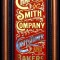 Chapman Smith Glue Chipped Reverse Glass Sign