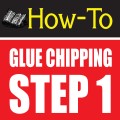 glue chipping amazing glass craft tutorial step 1