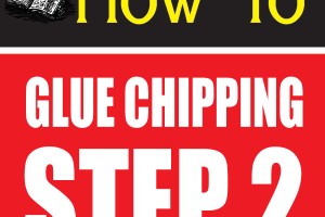 glue chipping-amazing glass craft tutorial step 2
