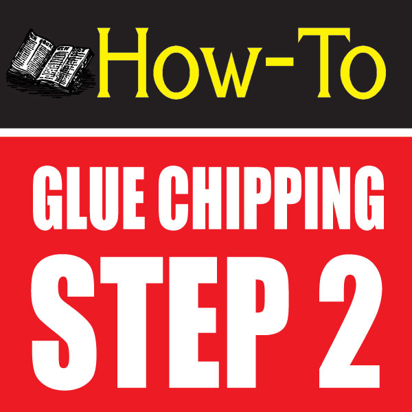 glue chipping-amazing glass craft tutorial step 2