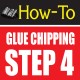 glue chipping-amazing glass craft tutorial step 4