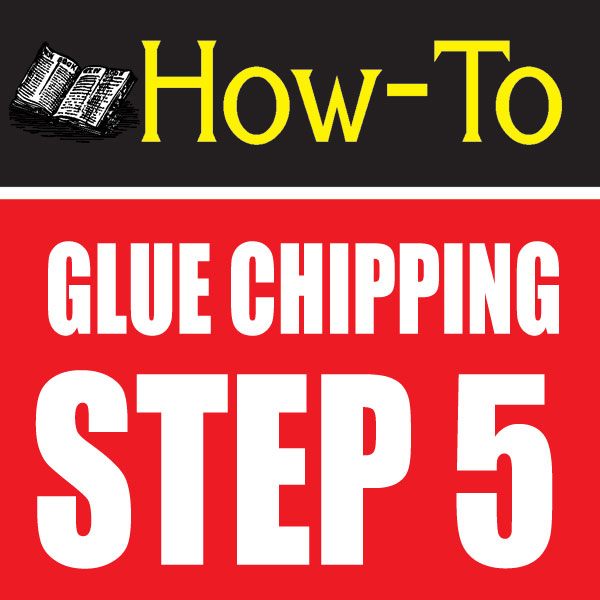 glue chipping-amazing glass craft tutorial step 5