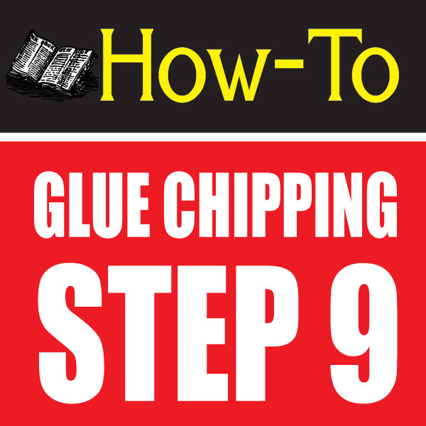 glue chipping-amazing glass craft tutorial step 9