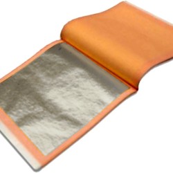 12kt White Gold Leaf Patent-Book 12kt White Gold Leaf Patent-Book