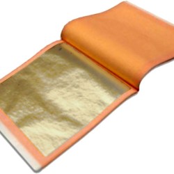 16kt Pale Gold Leaf Patent-Book 16kt Pale Gold Leaf Patent-Book