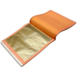 16kt Pale Gold Leaf Patent-Book 16kt Pale Gold Leaf Patent-Book