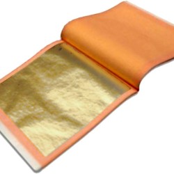 18kt Lemon Gold Leaf Patent-Book 18kt Lemon Gold Leaf Patent-Book