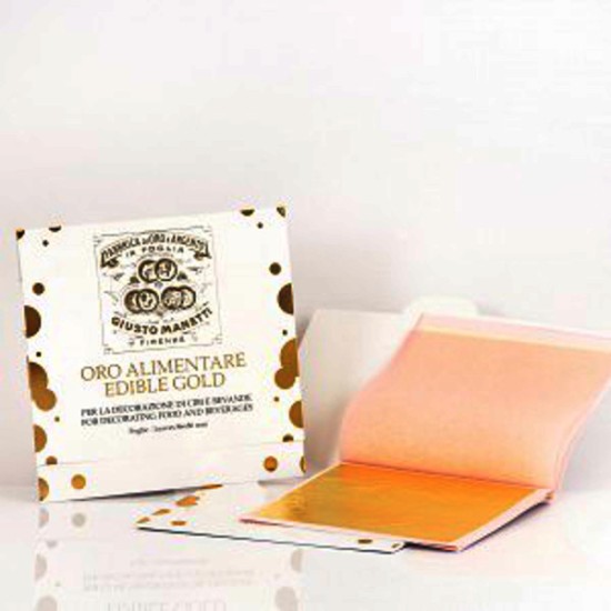 Manetti 23kt-Edible Gold-Leaf-Book