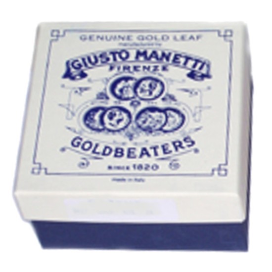 Manetti 23.5kt-80mm-Platin Gold-Leaf Patent-Book