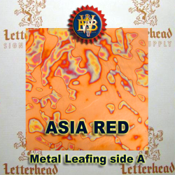 Variegated Metal Leaf-Asia Red Variegated Metal Leaf-Asia Red