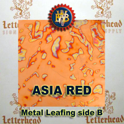 Variegated Metal Leaf-Asia Red Variegated Metal Leaf-Asia Red