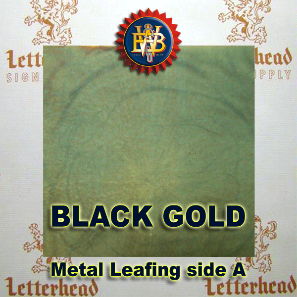 Variegated Metal Leaf-Black Gold 1 book
