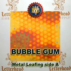Variegated Metal Leaf-Bubble Gum Variegated Metal Leaf-Bubble Gum