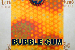 Bubble Gum Variegated Metal Leaf