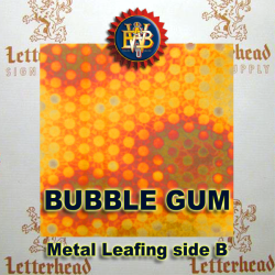 Variegated Metal Leaf-Bubble Gum Variegated Metal Leaf-Bubble Gum
