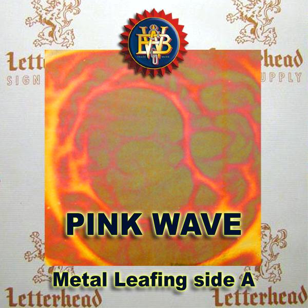 Variegated Metal Leaf-Pink Wave
