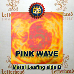 Variegated Metal Leaf-Pink Wave Variegated Metal Leaf-Pink Wave