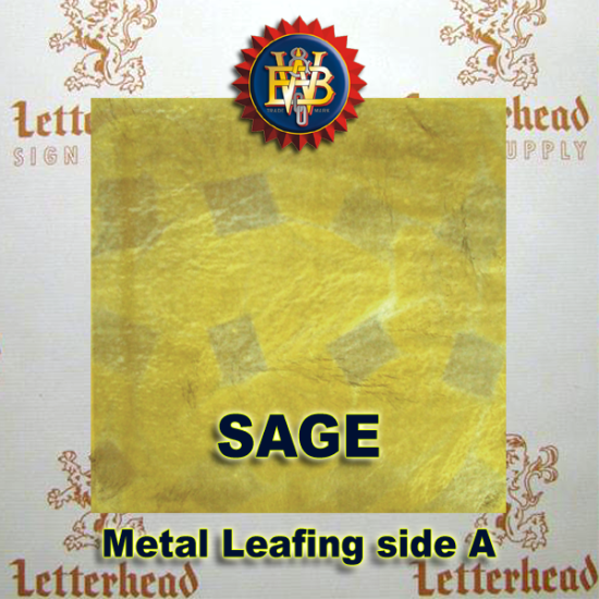 Variegated Metal Leaf-Sage 20 book Pack