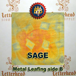 Variegated Metal Leaf-Sage book Variegated Metal Leaf-Sage book
