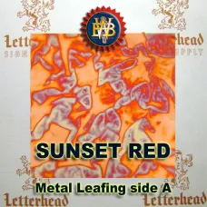 Variegated Metal Leaf-Sunset Red 20 book Pack