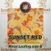 Variegated Metal Leaf-Sunset Red 20 book Pack Variegated Metal Leaf-Sunset Red 20 book Pack