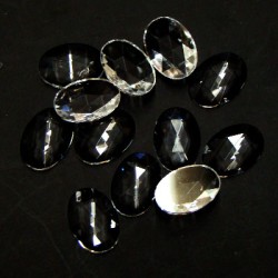 Clear Crystal Oval Sign Jewels 14x10 Clear Crystal Oval Sign Jewels 14x10