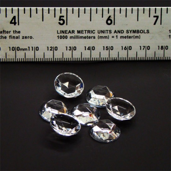 Clear Crystal Sign Jewels 15mm