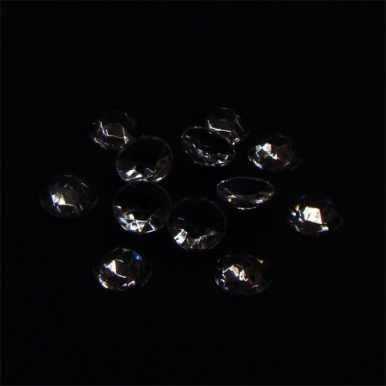 Clear Crystal Sign Jewels   8mm