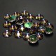 Diachronic Crystal Sign Jewels 15mm
