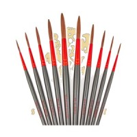 Wizard Scribe Lettering Brush Set of 6 (0/2/4/6/8/10)