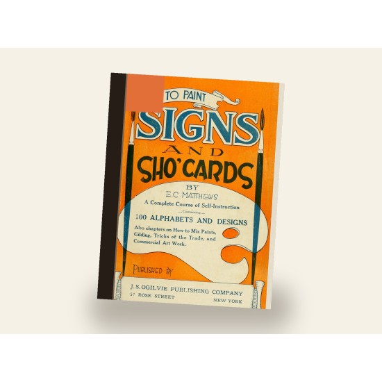 How to Paint Signs and Sho' Cards (1920) — Digital Download