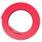 Peewee 80A Squeegee 3/16" x 1" Red Double Bevel 12'