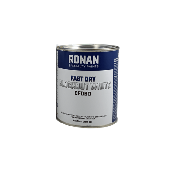 Ronan Bulletin Fast Dry Blockout White Ronan Bulletin Fast Dry Blockout White