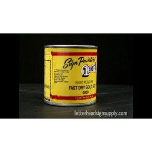 One Shot Sign Painter Fast Dry Gold Size 4008 One Shot Sign Painter Fast Dry Gold Size 4008