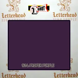 1 Shot Lettering Enamel Paint Proper Purple 161L - 1/2 Pint 1 Shot Lettering Enamel Paint Proper Purple 161L - 1/2 Pint