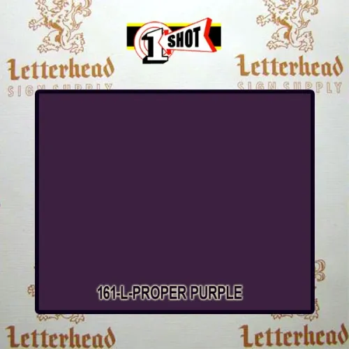 1 Shot Lettering Enamel Paint Proper Purple 161L - 1/2 Pint 1 Shot Lettering Enamel Paint Proper Purple 161L - 1/2 Pint