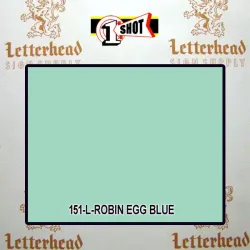 1 Shot Lettering Enamel Paint Robin Egg Blue 151L - 1/2 Pint 1 Shot Lettering Enamel Paint Robin Egg Blue 151L - 1/2 Pint